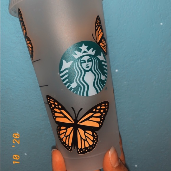 Starbucks | Accessories | Butterfly Starbucks Tumbler | Poshmark